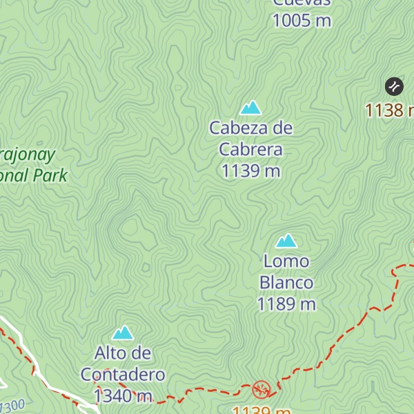 Map of Montaña de los Helechos