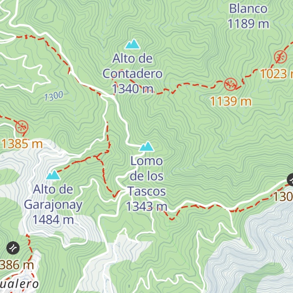 Map of Lomo de los Tascos