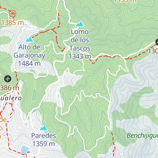 Map of Montaña de las Negrilas