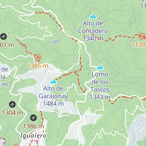 Map of Alto de Pajarito