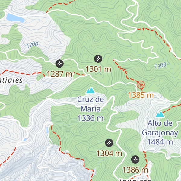Map of Cruz de María