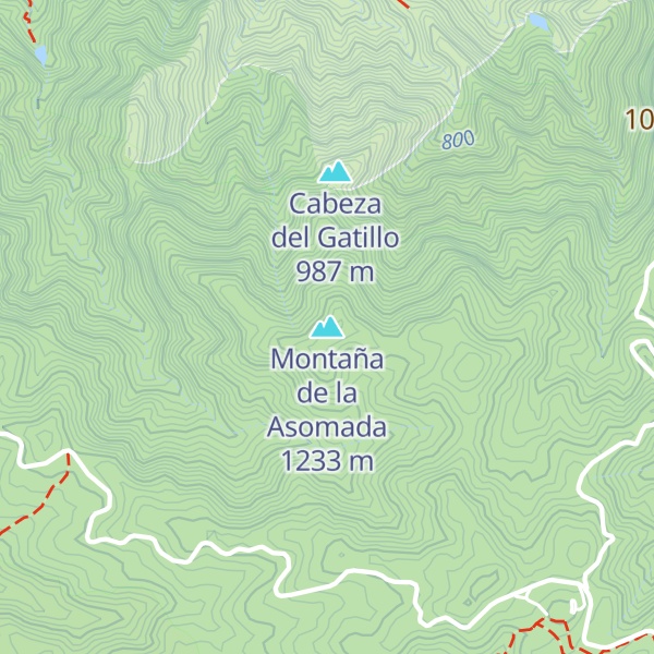 Map of Montaña de la Asomada
