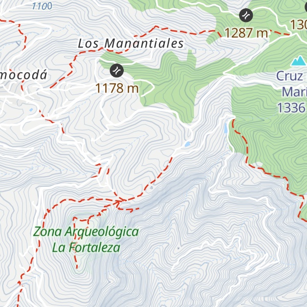 Map of Lomo de las Torres