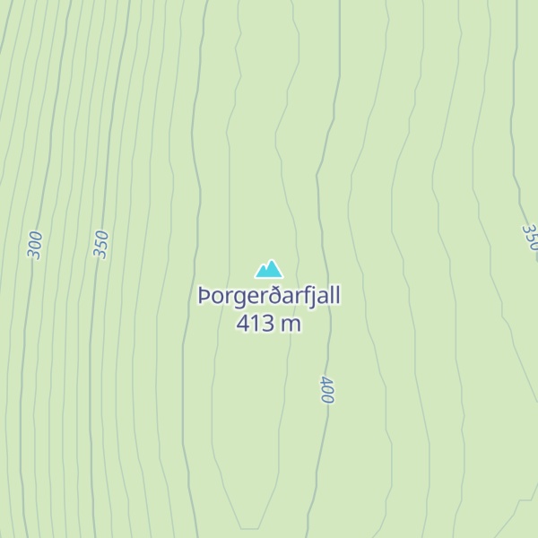 Map of Þorgerðarfjall