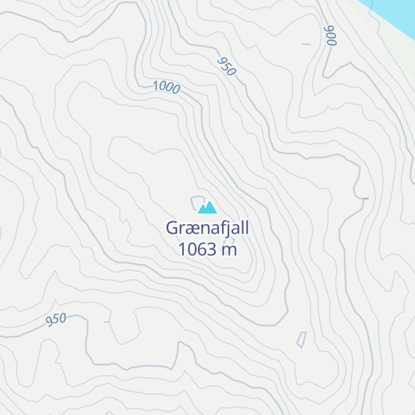 Map of Grænafjall