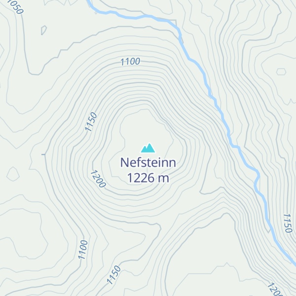 Map of Nefsteinn