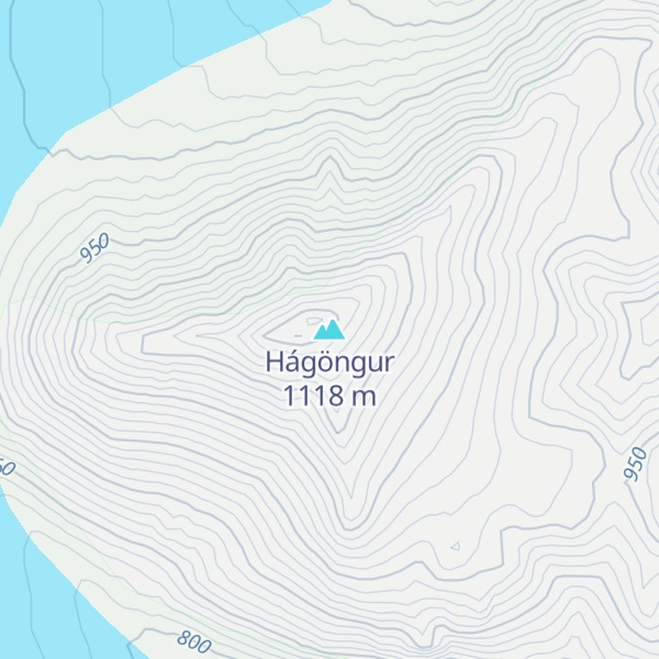 Map of Hágöngur
