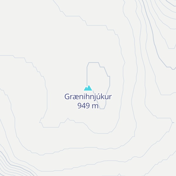Map of Grænihnjúkur