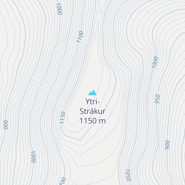 Map of Ytri-Strákur