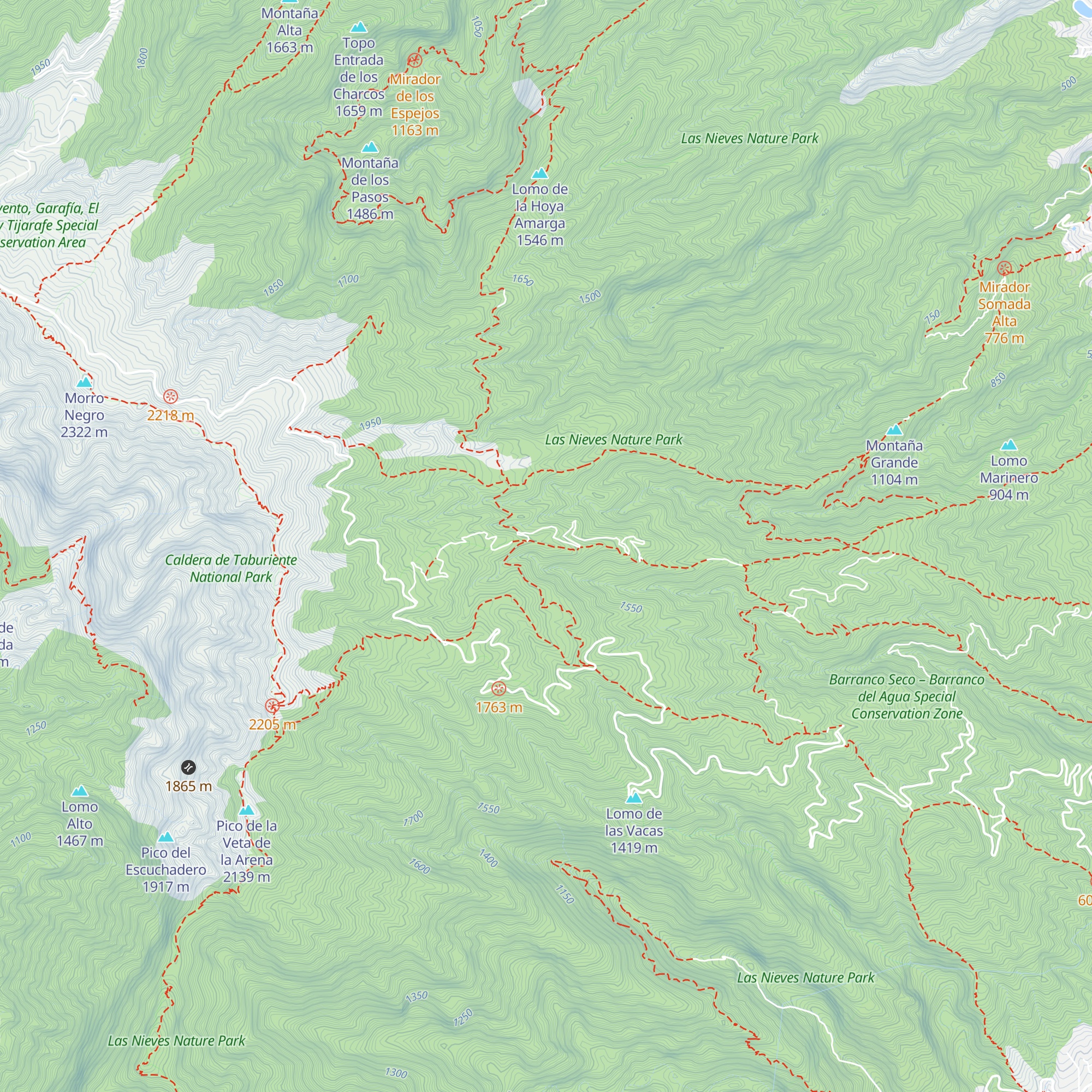 Casa Forestal map