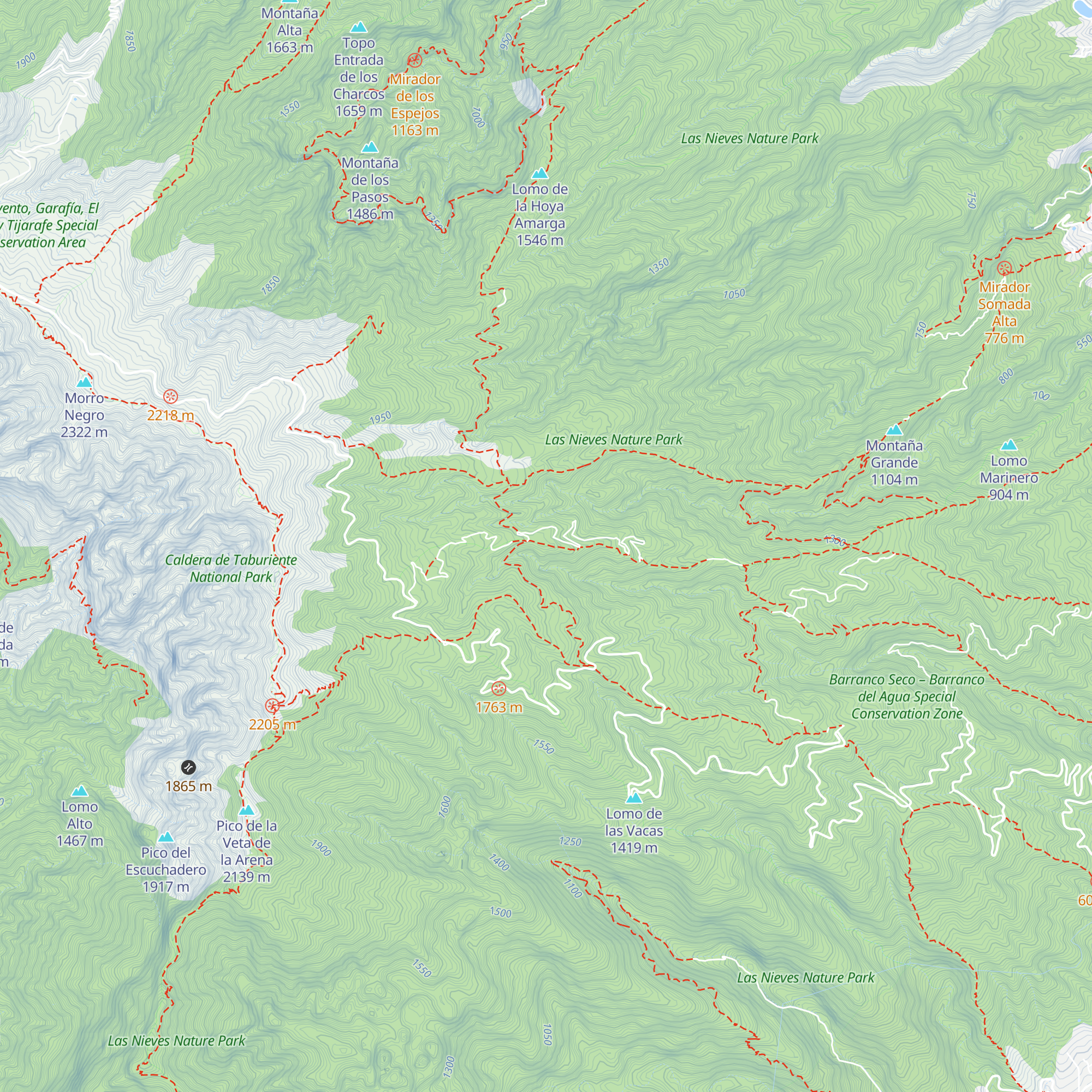 Casa Forestal map