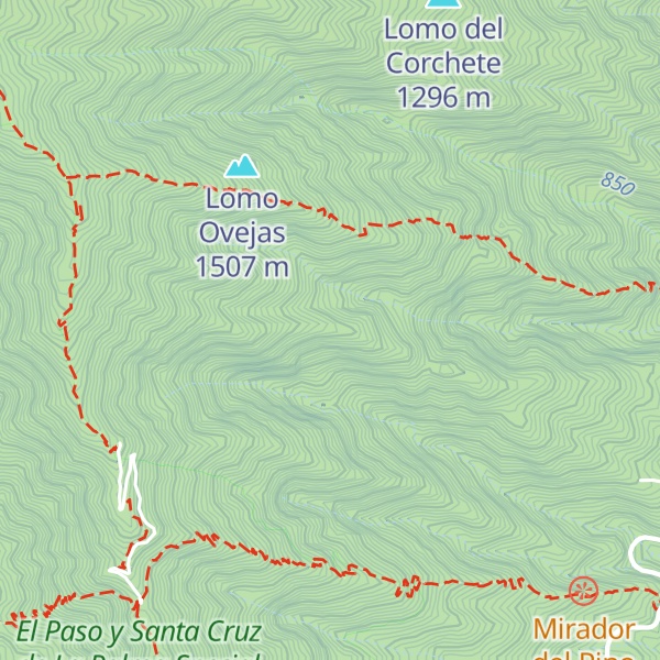 Map of Lomo Botazo