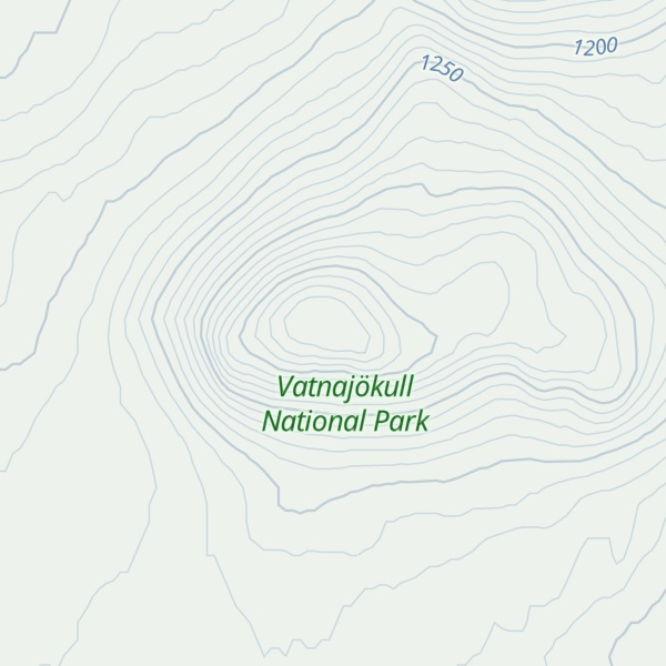 Map of Tungnafell