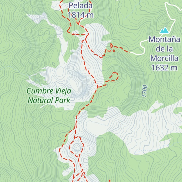 Map of Cráter del Hoyo Negro