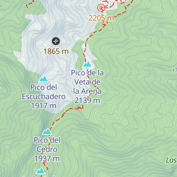 Map of Pico de La Sabina