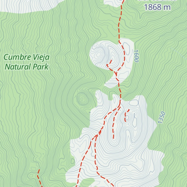 Map of Montaña de los Faros