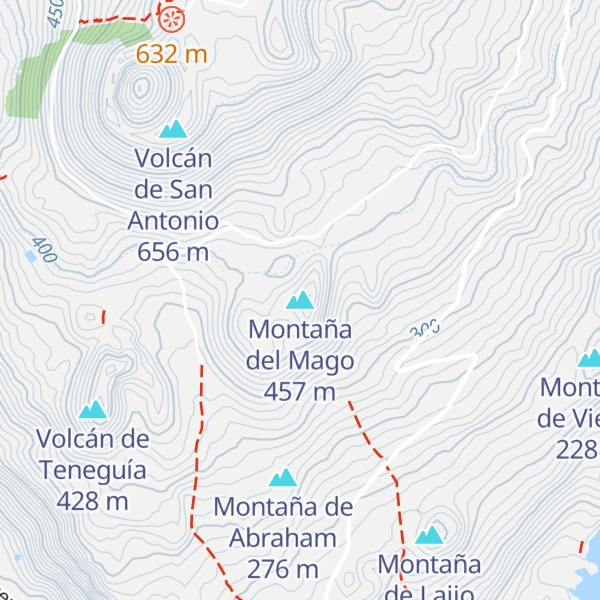 Map of Montaña del Mago