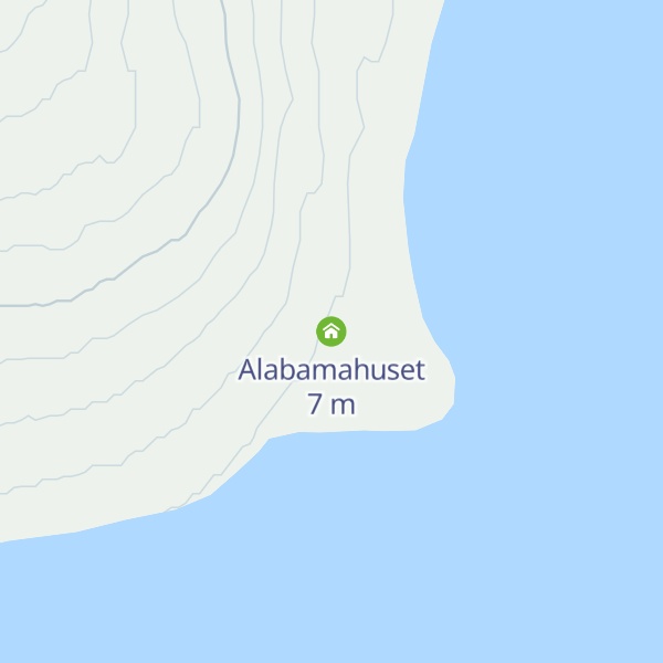 Map of Alabamahuset