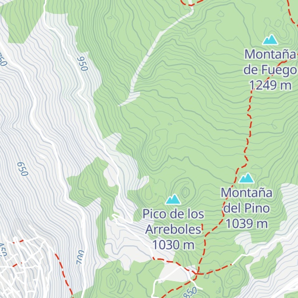 Map of Montaña de los Pérez