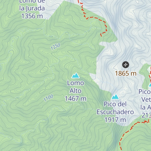 Map of Lomo Alto