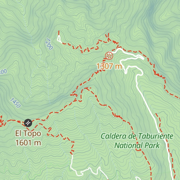 Map of Roque de Los Cuervos
