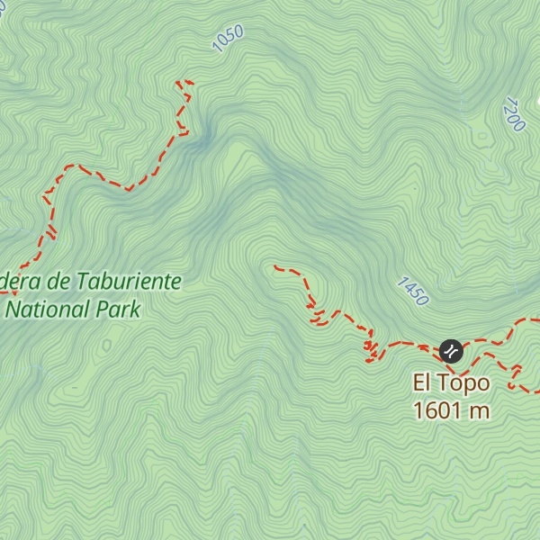 Map of Pico Bejenado