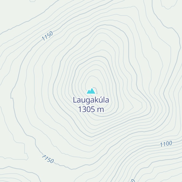 Map of Laugakúla