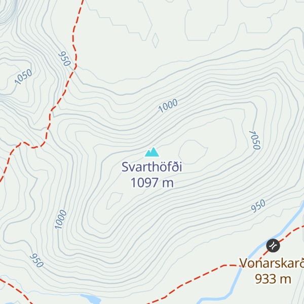Map of Svarthöfði