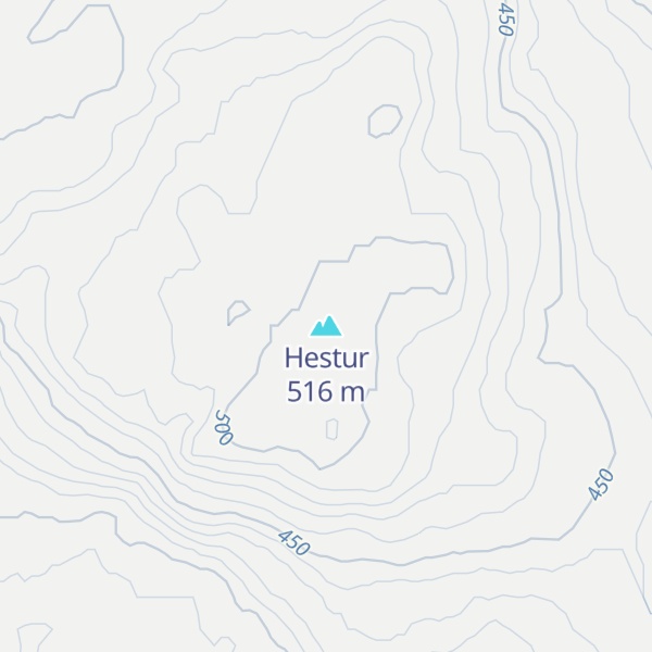 Map of Hestur
