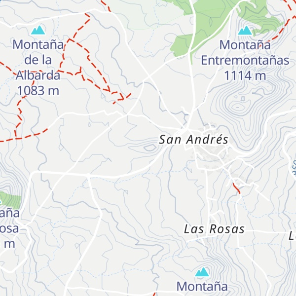 Map of Montaña de San Andrés