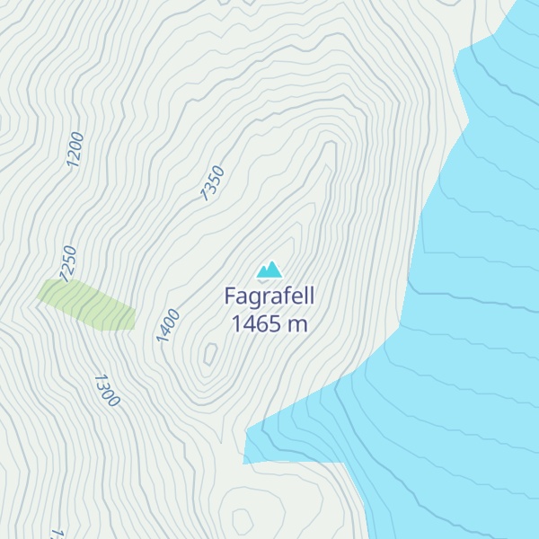 Map of Fagrafell