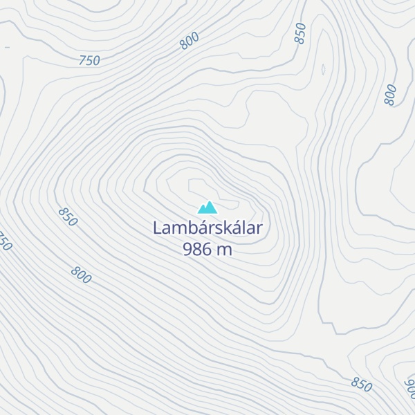 Map of Lambárskálar