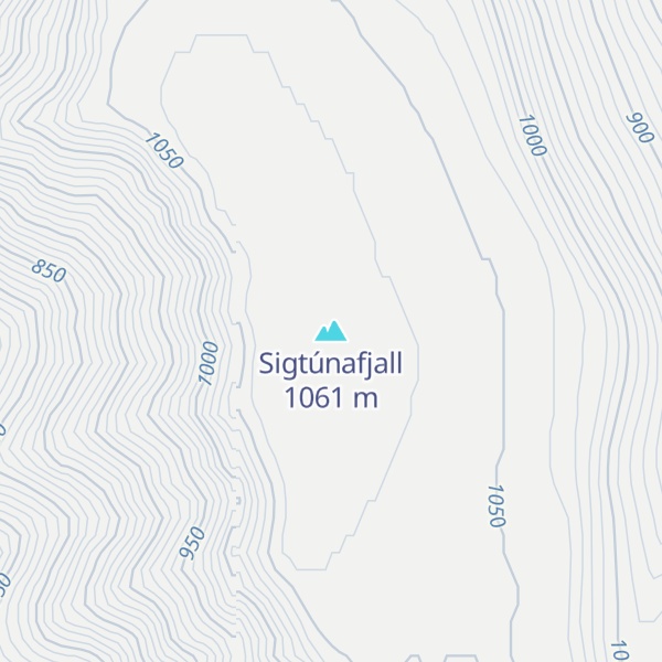 Map of Sigtúnafjall
