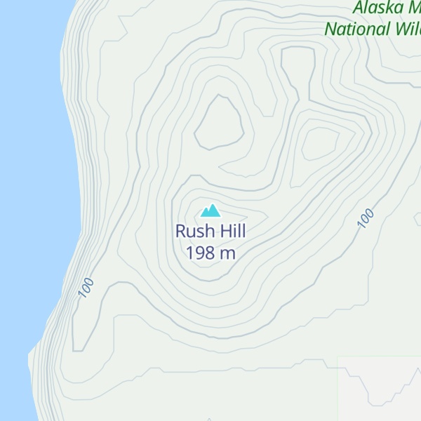 Map of Rush Hill