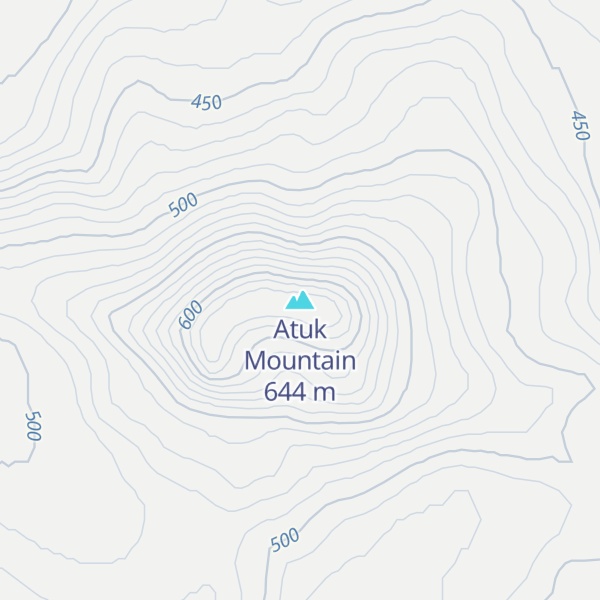Map of Atuk Mountain