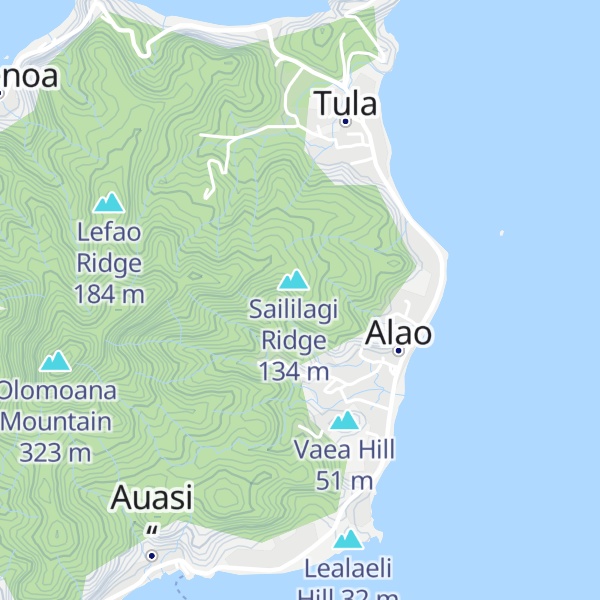 Map of Toiloto Ridge