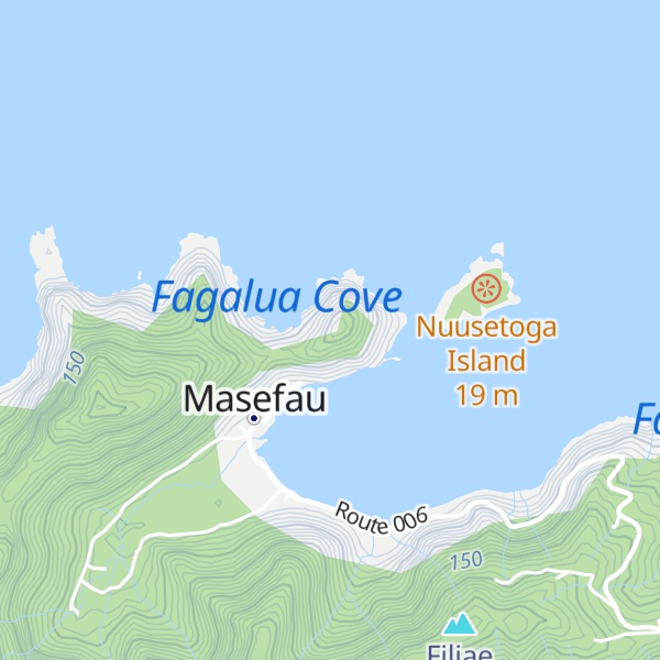 Map of Vainuu Mountain