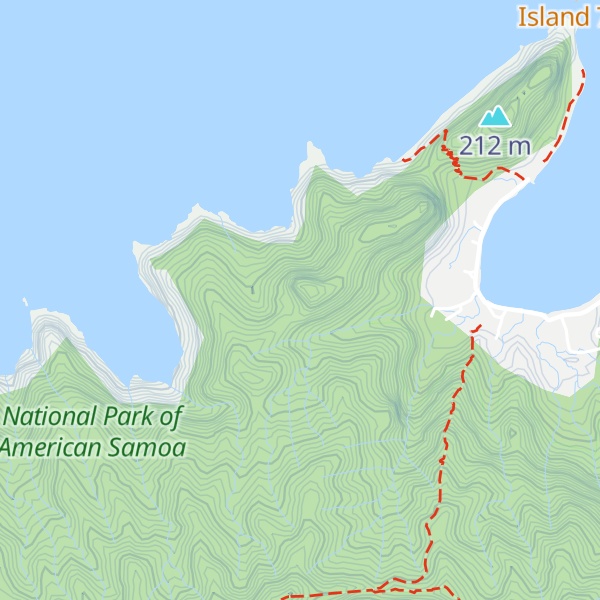 Map of Maugaotula Peak
