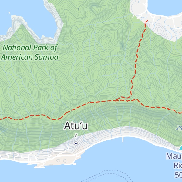 Map of Faiga Ridge