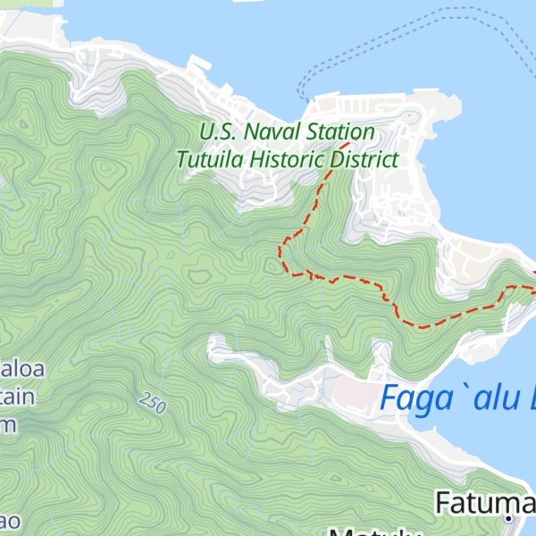 Map of Matai Mountain