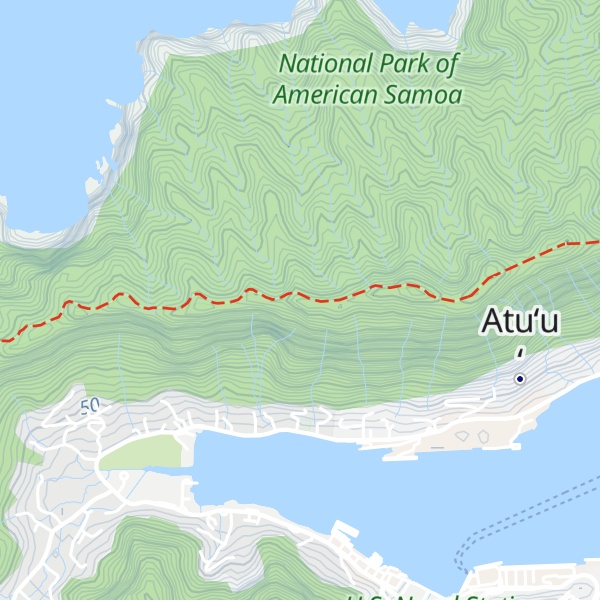 Map of Levaga Ridge