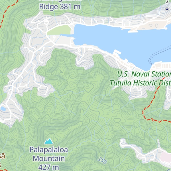 Map of Siona Mountain