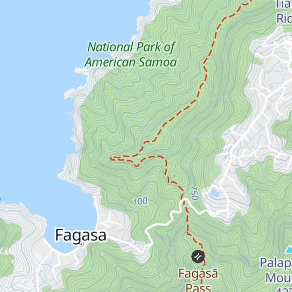 Map of Fatifati Mountain
