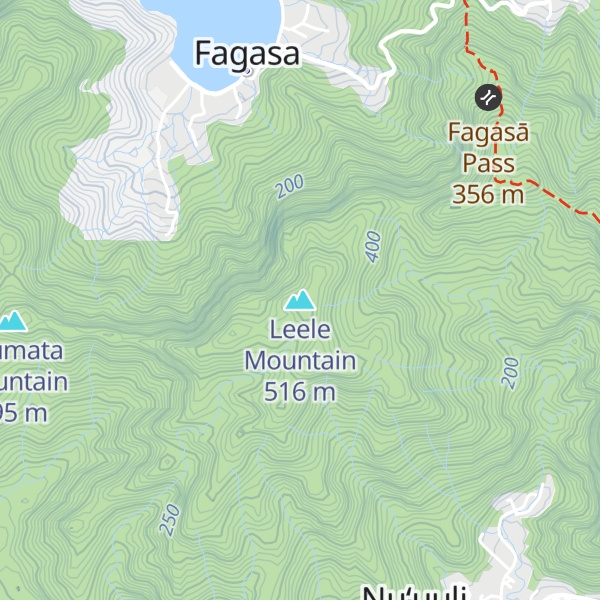 Map of Leele Mountain