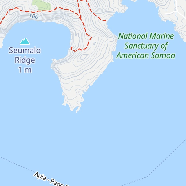 Map of Matautuloa Ridge