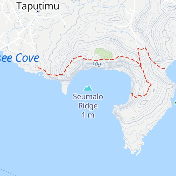 Map of Seumalo Ridge