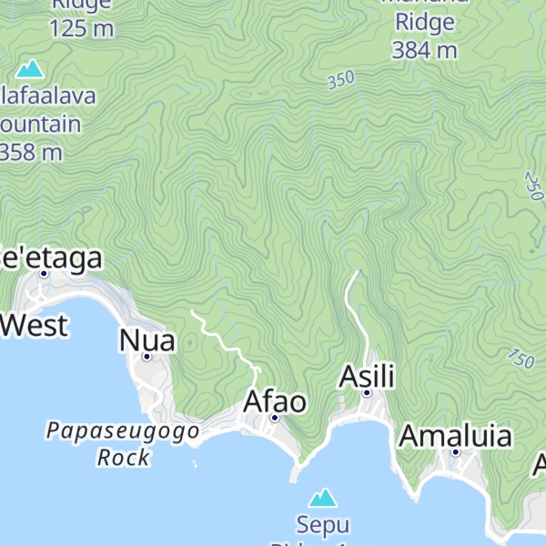 Map of Malagatiga Ridge