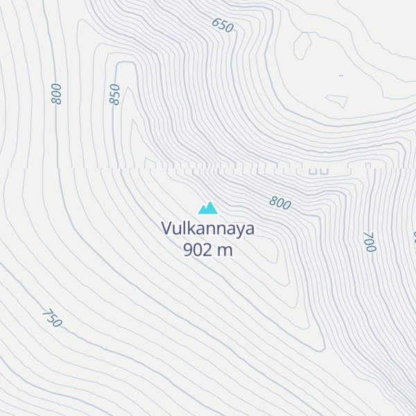 Map of Vulkannaya