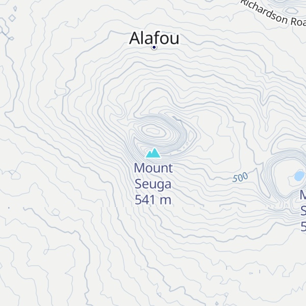 Map of Mount Seuga