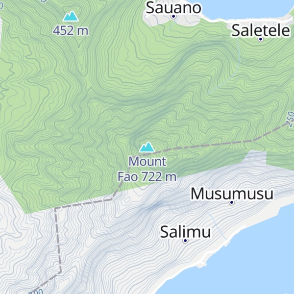 Map of Mount Fao